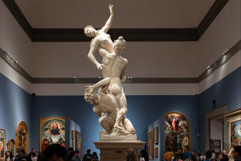 "Il ratto delle sabine" di Giambologna