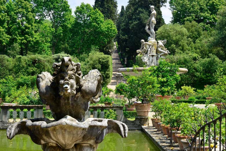 Panoramica dei Giardini di Boboli