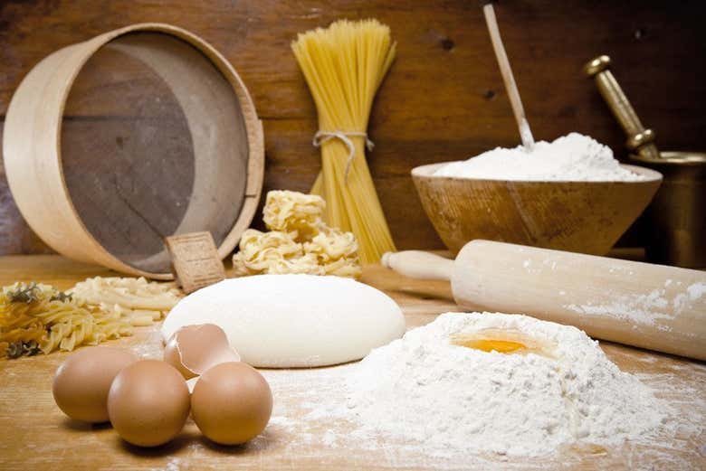 Preparando la pasta fresca