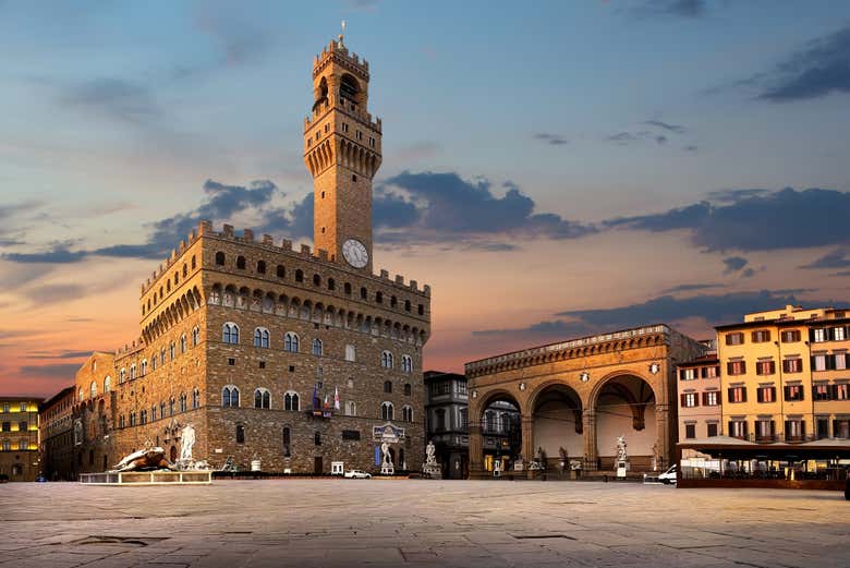 Scorcio di Piazza della Signoria 
