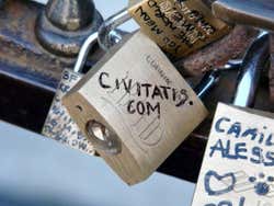Il nostro lucchetto sul Ponte Vecchio