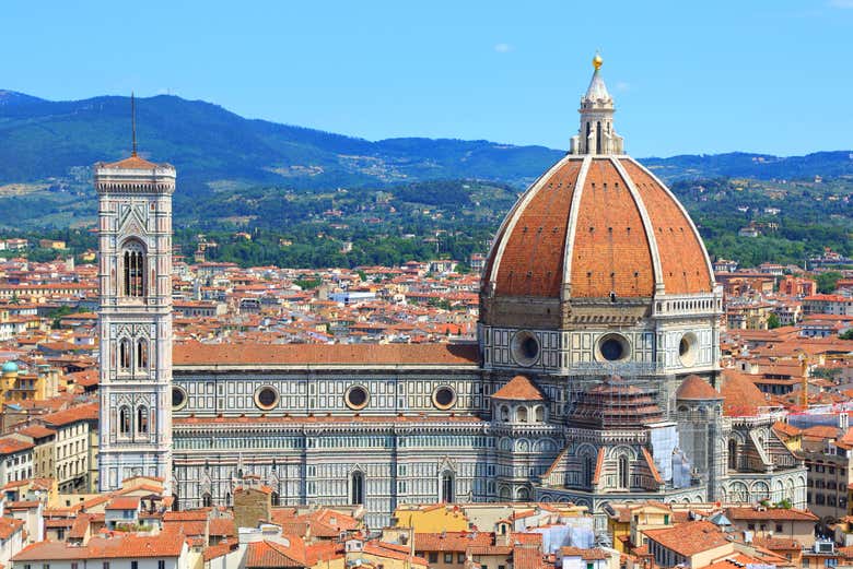 Vista panoramica del Duomo di Firenze